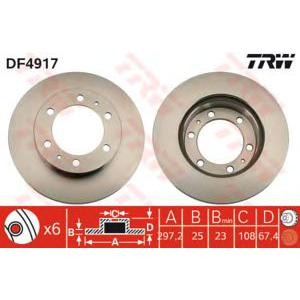 спирачен диск TRW DF4917 