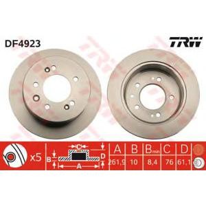 спирачен диск TRW DF4923