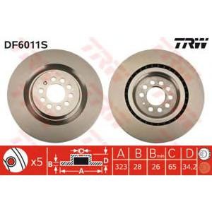 спирачен диск TRW DF6011S 
