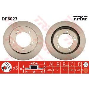 спирачен диск TRW DF6023