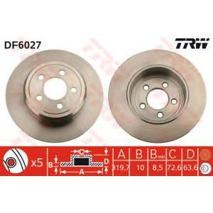спирачен диск TRW DF6027