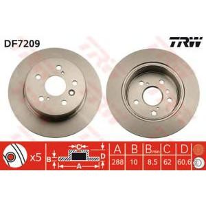 спирачен диск TRW DF7209