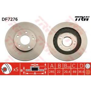спирачен диск TRW DF7276