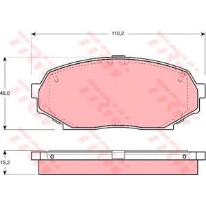накладки TRW GDB1028 