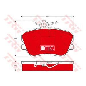 накладки TRW GDB1094DTE 