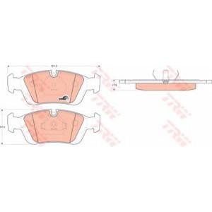 накладки TRW GDB1100 