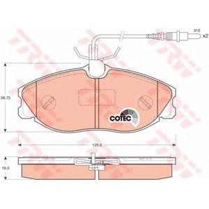 накладки TRW GDB1259