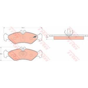 накладки TRW GDB1262