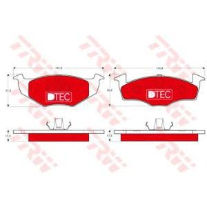накладки TRW GDB1274DTE 