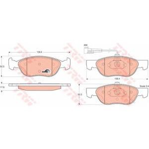 накладки TRW GDB1290