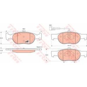 накладки TRW GDB1291