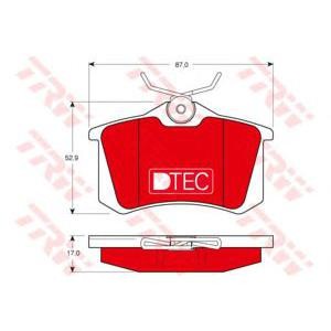 накладки TRW GDB1330DTE 