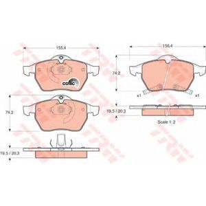 накладки TRW GDB1342