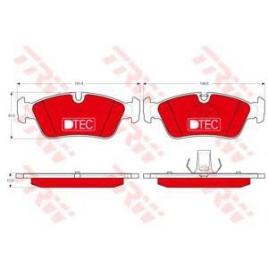 накладки TRW GDB1348DTE 