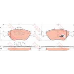 накладки TRW GDB1419