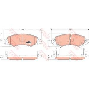 накладки TRW GDB1420