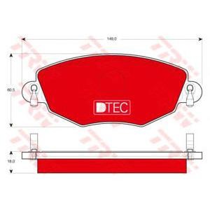 накладки TRW GDB1434DTE 