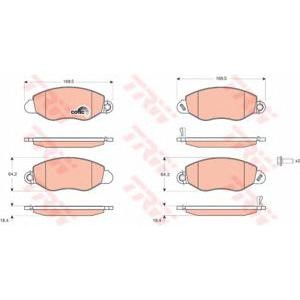 накладки TRW GDB1461