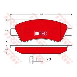 накладки TRW GDB1463DTE 