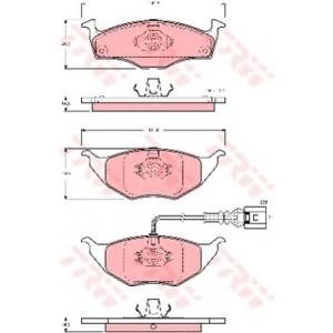 накладки TRW GDB1474