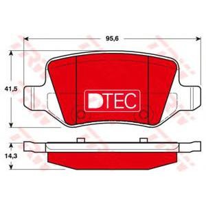 накладки TRW GDB1481DTE 