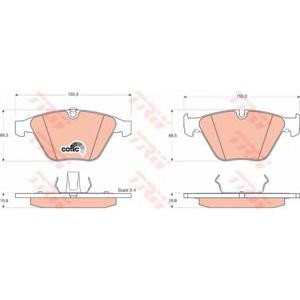 накладки TRW GDB1498