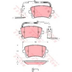 накладки TRW GDB1508