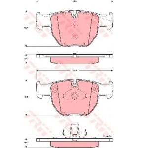 накладки TRW GDB1526