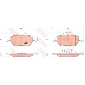 накладки TRW GDB1540