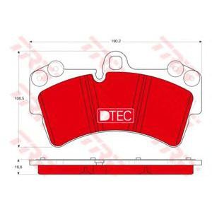 накладки TRW GDB1548DTE 