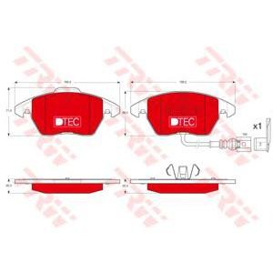 накладки TRW GDB1550DTE 
