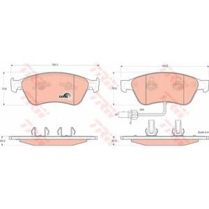накладки TRW GDB1553