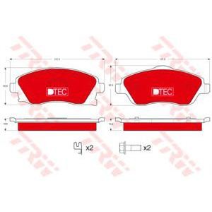 накладки TRW GDB1570DTE 