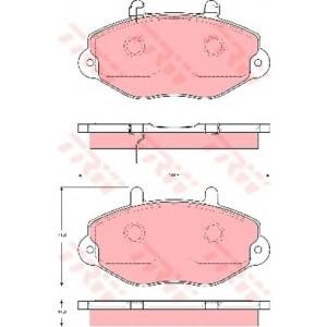 накладки TRW GDB1573