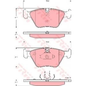 накладки TRW GDB1577