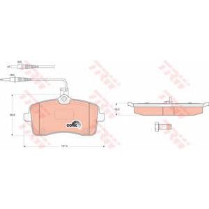накладки TRW GDB1594