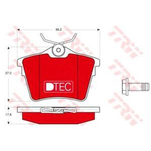 накладки TRW GDB1596DTE 
