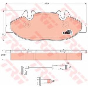 накладки TRW GDB1600