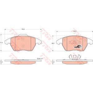 накладки TRW GDB1605
