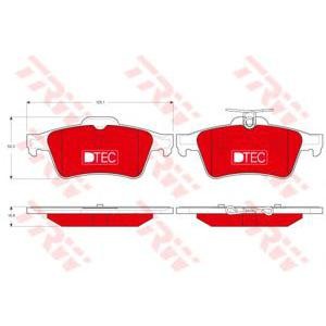 накладки TRW GDB1621DTE 