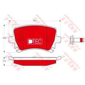 накладки TRW GDB1622DTE 