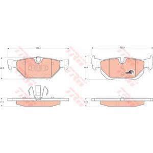 накладки TRW GDB1626