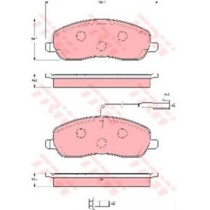 накладки TRW GDB1627 