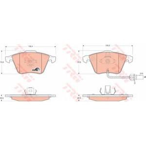 накладки TRW GDB1659