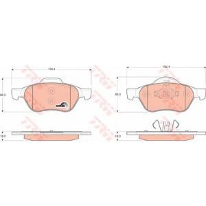 накладки TRW GDB1687