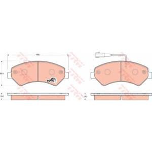 накладки TRW GDB1703
