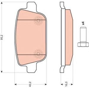 накладки TRW GDB1709