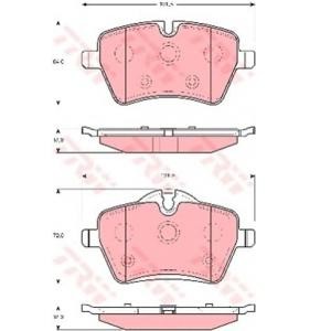 накладки TRW GDB1712 