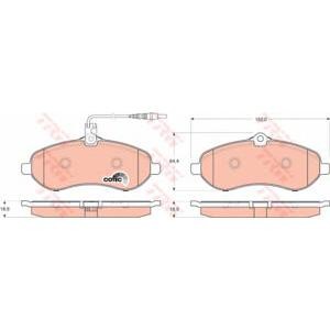 накладки TRW GDB1718 