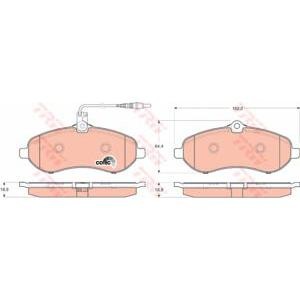 накладки TRW GDB1719